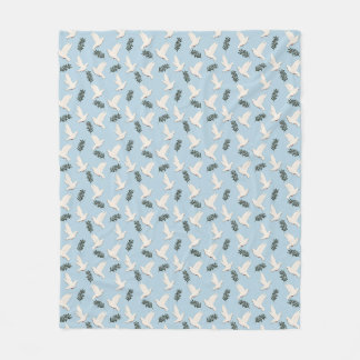 Couverture Polaire Blanche à lancer de pigeon blanc | Dove, Bird