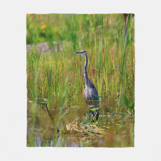 Couverture Polaire Blanche de la flotte du Grand Héron bleu