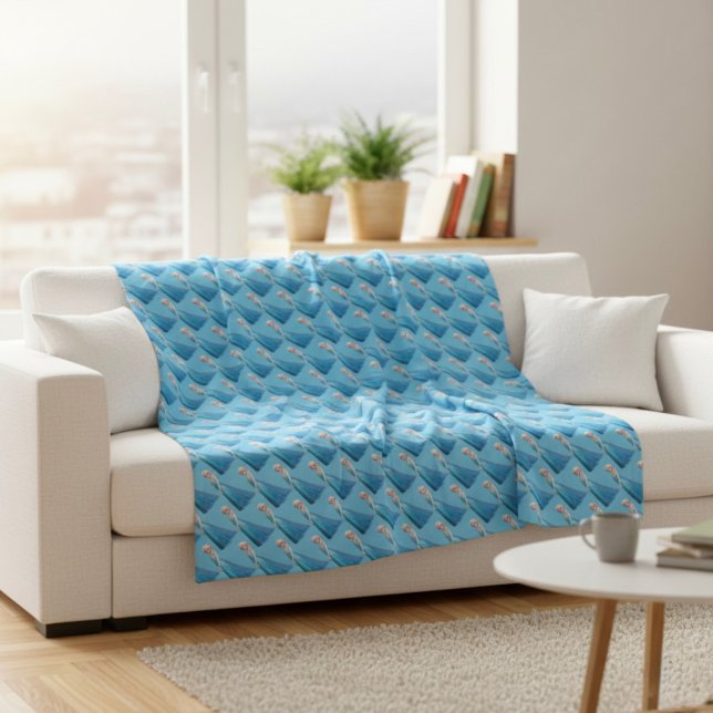 Couverture Polaire Blanche en polaire congelée (Créateur téléchargé)