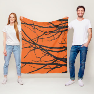 Couverture Polaire Blanche en polaire en camo