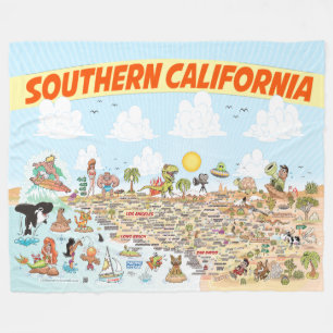 Couverture Polaire Blanche polaire de Californie du Sud