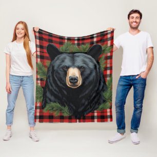 Couverture Polaire Blanche polaire de l'ours noir Majestic du Nord