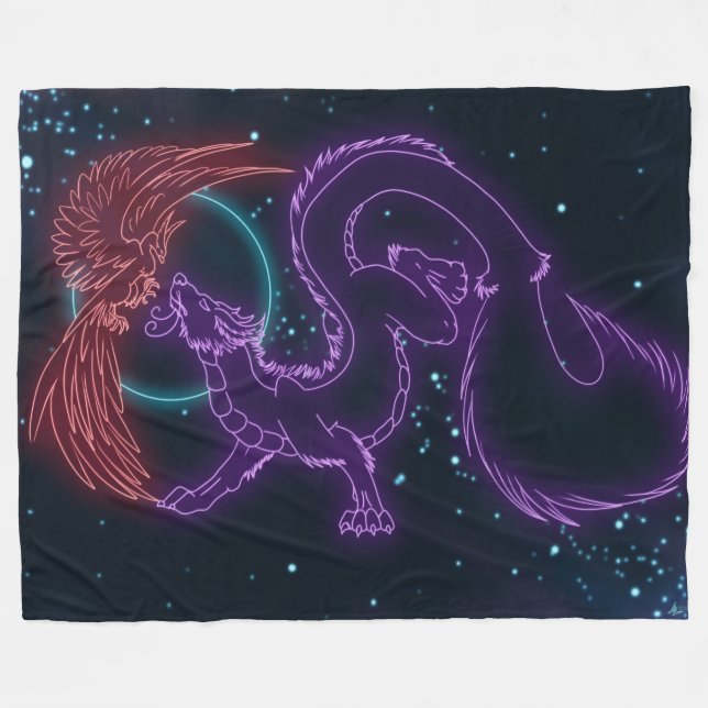 Couverture Polaire Blanchette de la flotte de Phoenix Dragon (Devant (Horizontal))