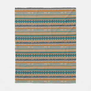 Couverture Polaire Blanchissement de design indien Navajo