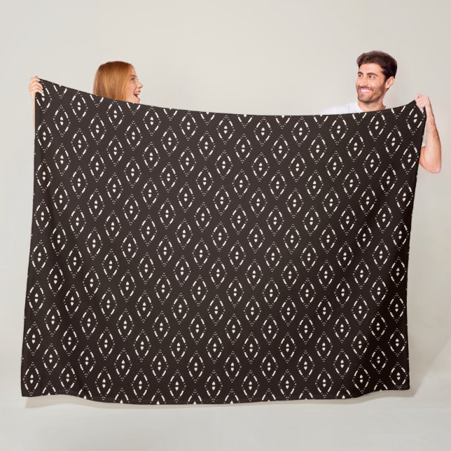 Couverture Polaire Blanchissement de la flotte tribale en tissu de bo (En situation)