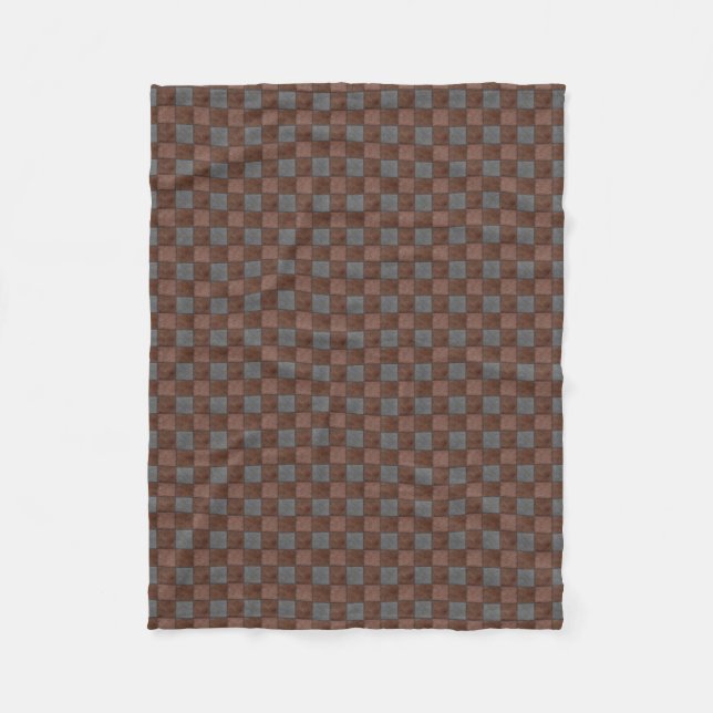 Couverture Polaire Blanchisserie en laiton Brown et noir (Devant)