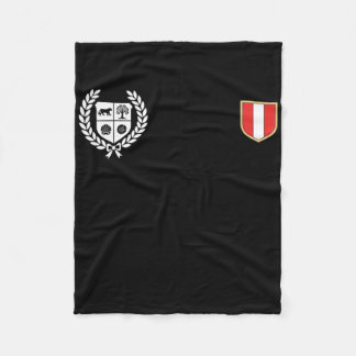 Couverture Polaire Blason de football Enfants Latino Footll Bouclier