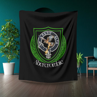 Couverture Polaire Blason du clan écossais Abercrombie