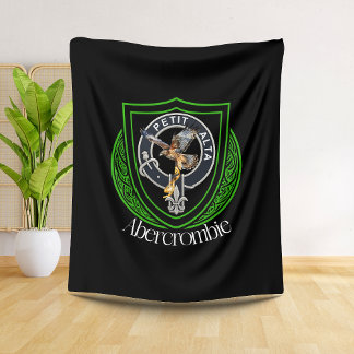 Couverture Polaire Blason du clan écossais Abercrombie