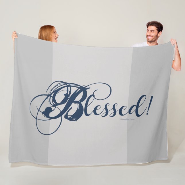 Couverture Polaire Blessed! Fleece Blanket (En situation)