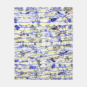 Couverture Polaire Bleu
