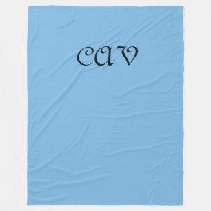 Couverture Polaire Bleu de Cornflower