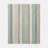 Bleu Duché Turquoise Sage Beige Stripe