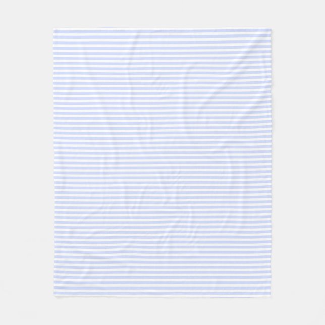 Couverture Polaire Bleu pâle Ciel bleu et blanc (Devant)