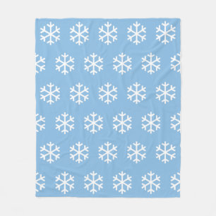 Couverture polaire bleu Snowflake