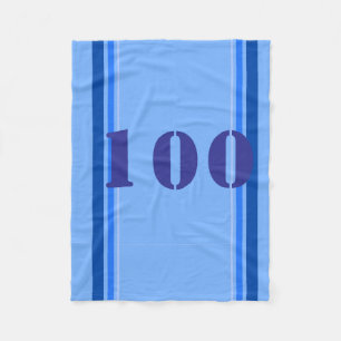 Couverture Polaire Bleu sportif