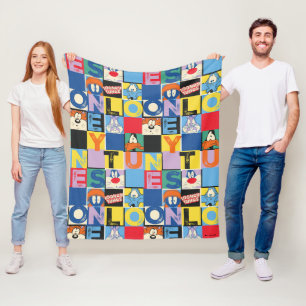 Couverture Polaire Blocs de contrôle de caractères LOONEY TUNES™