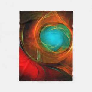 Couverture Polaire Blue Eye Moderne Abstrait Art Cool Motif #16