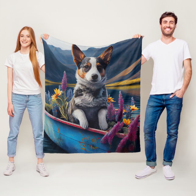 Couverture Polaire Blue Heeler sur une pagaie : une aventure Pittores (En situation)