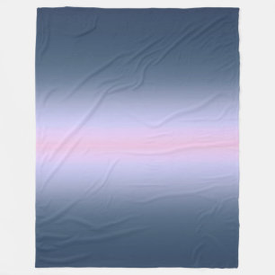 Couverture Polaire Blue-pink ombre