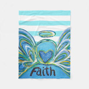 Couverture Polaire Blue Strith Guardian Angel Chemo Blanket