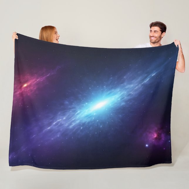 Couverture Polaire Blue Supernova Nebula Cosmic Deep Space (En situation)
