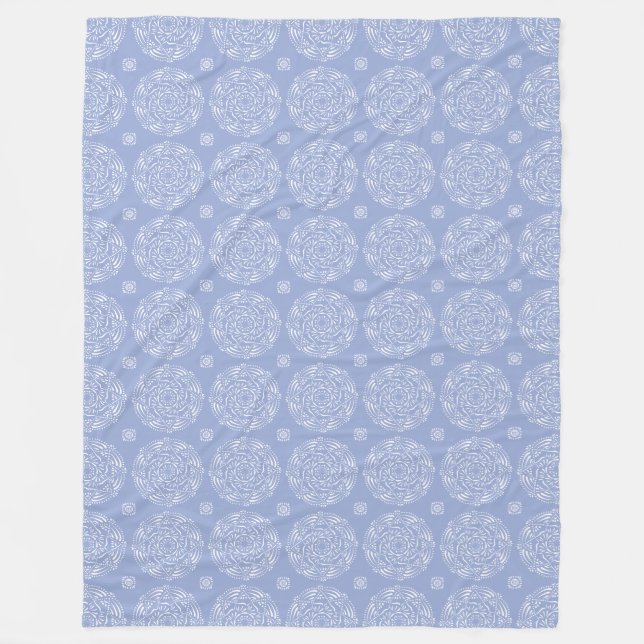 Couverture Polaire Blueberry Mandala (Devant)