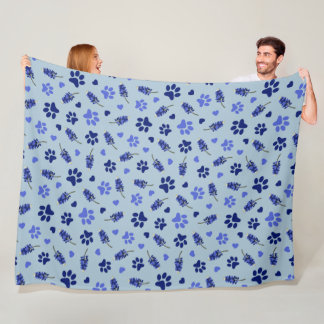 Couverture Polaire Bluebonnet Pet Lover Blanket - Texas Floral Thon
