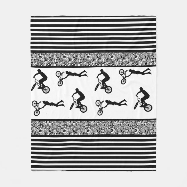 Couverture Polaire BMX Biker (Devant)