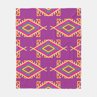 Couverture Polaire Boho Chic : Ornement Ethnique Sans Seamless