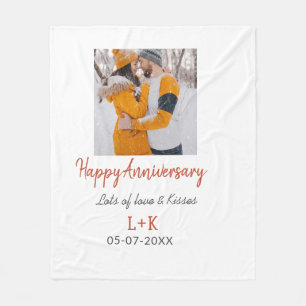 Couverture Polaire Boho moderne heureux anniversaire ajouter nom date