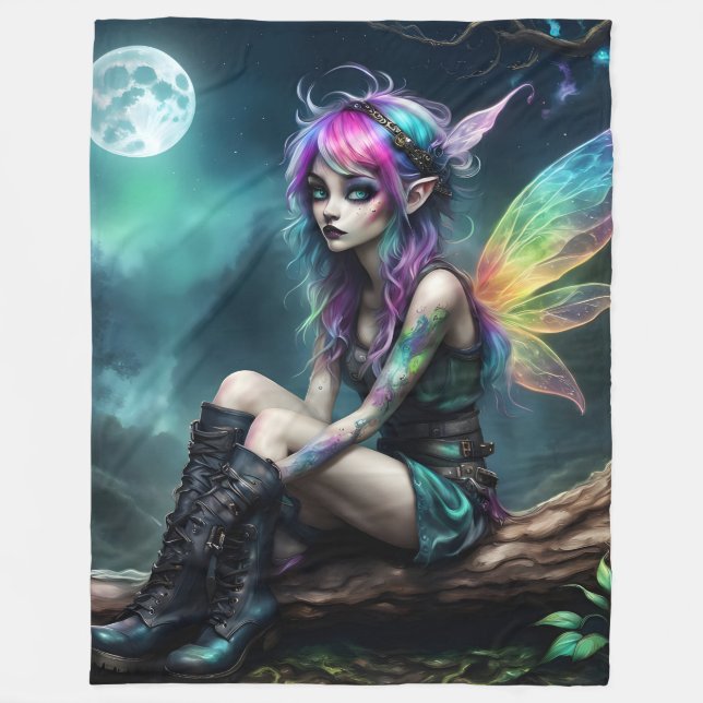 Couverture Polaire Boho Pixie (Devant)