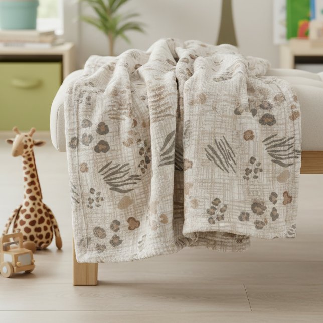 Couverture Polaire Boho Safari Animal Prints Weave ID1274 (Créateur téléchargé)