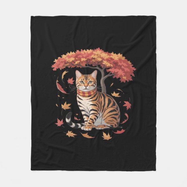 Couverture Polaire Bonjour Automne Thanksgiving C’est l’automne Y’all (Devant)