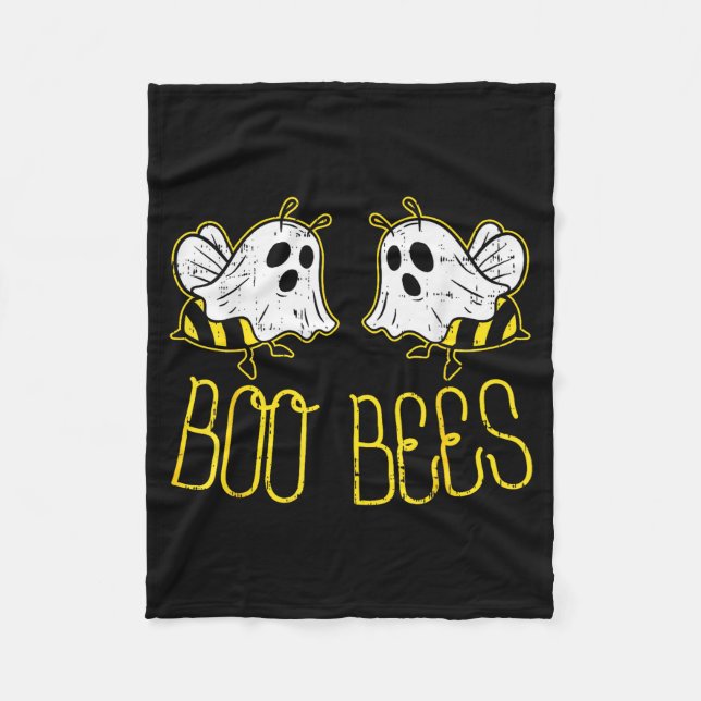 Couverture Polaire Boo Bees Funny Couples Halloween Costume For Adult (Devant)