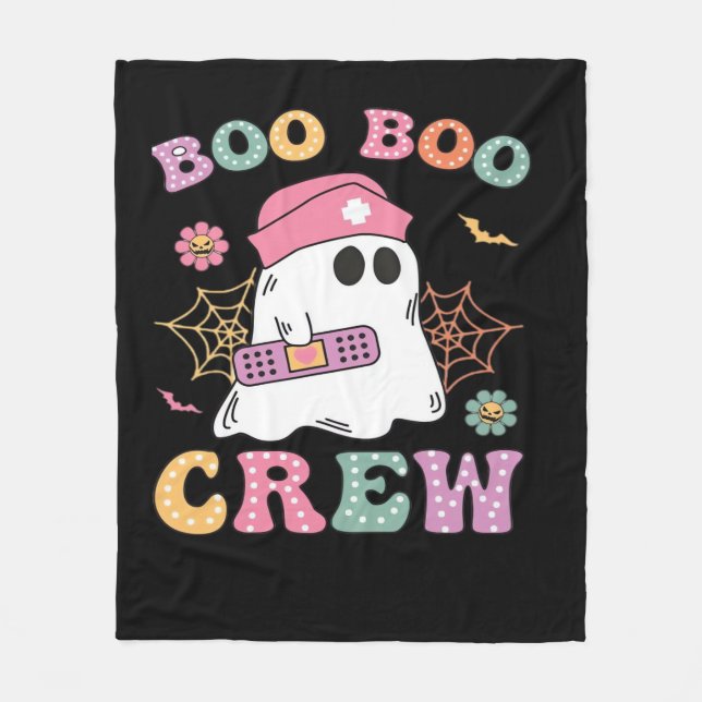 Couverture Polaire Boo Boo Crew Ghost Nurse Classic T-shirt (Devant)