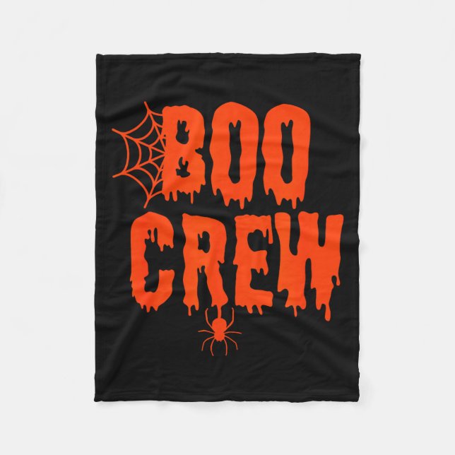 Couverture Polaire Boo Crew Funny Halloween Shirt For Group Costume F (Devant)