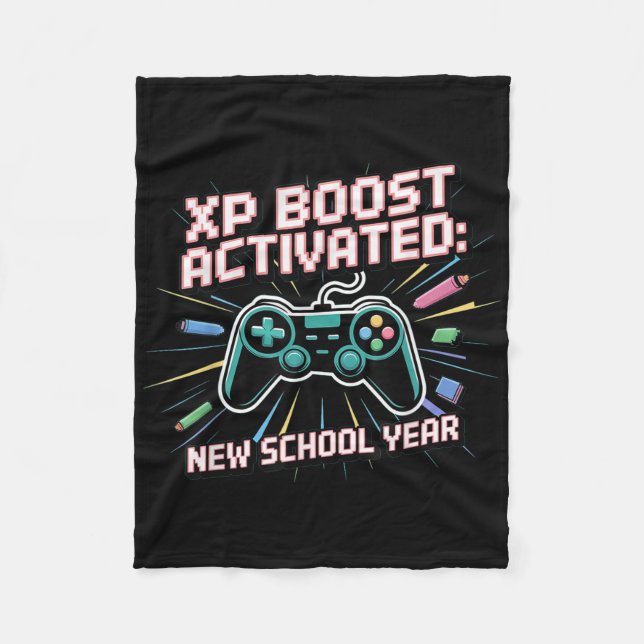 Couverture Polaire Boost d'Xp, Nouvelle Année Scolaire, Rentrée Scola (Devant)