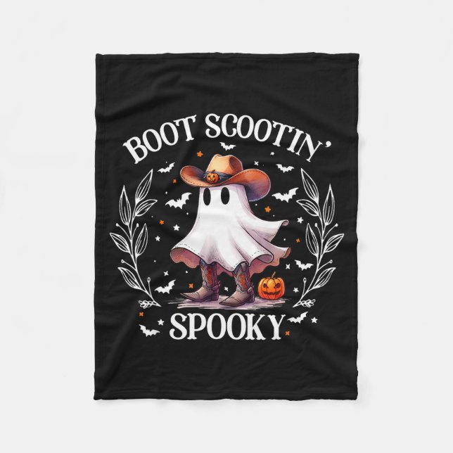 Couverture Polaire Boot Scootin Soky Retro Western Funny Halloween Cu (Devant)