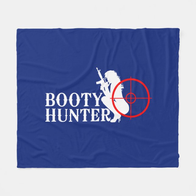 Couverture Polaire Booty Hunter sur Navy Blue (Devant (Horizontal))