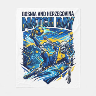 Couverture Polaire Bosnie-Herzégovine Match Day Skeleton Striker