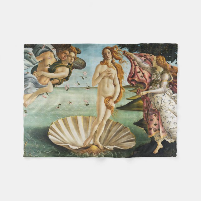 Couverture Polaire BOTTICELLI - La naissance de Vénus 1483 (Devant (Horizontal))