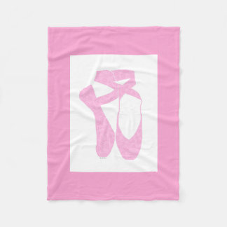 Couverture Polaire Boucles de bonbons de ballet Team Pointe
