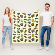Boue de mer Nudibranch Fleece Blanket