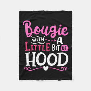 Couverture Polaire Bougie Avec Un Petit Peu De Cou Drôle Filles Noire