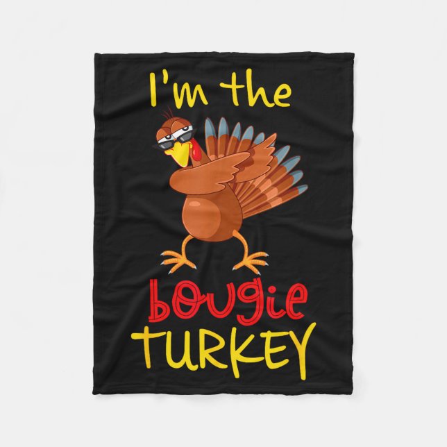Couverture Polaire Bougie Turkey Matching Family Group Thanksgiving P (Devant)