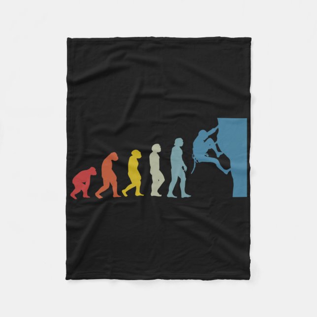 Couverture Polaire Bouldering Rock Climbing Evolution Dad  (Devant)