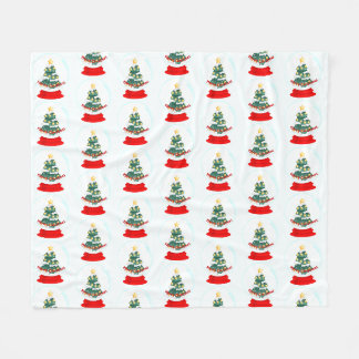 Couverture Polaire Boule de neige de Noël