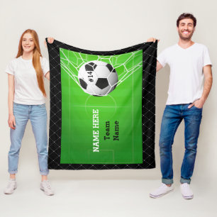 Couverture Polaire Boule de soccer dans Net