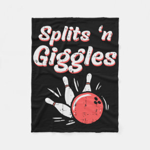 Couverture Polaire Boules de bowling N Giggles Bowler Enfants Femmes